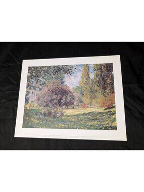 Art Print C Monet The Parc Monceal Paris Metropolitan museum of art 14"x11"